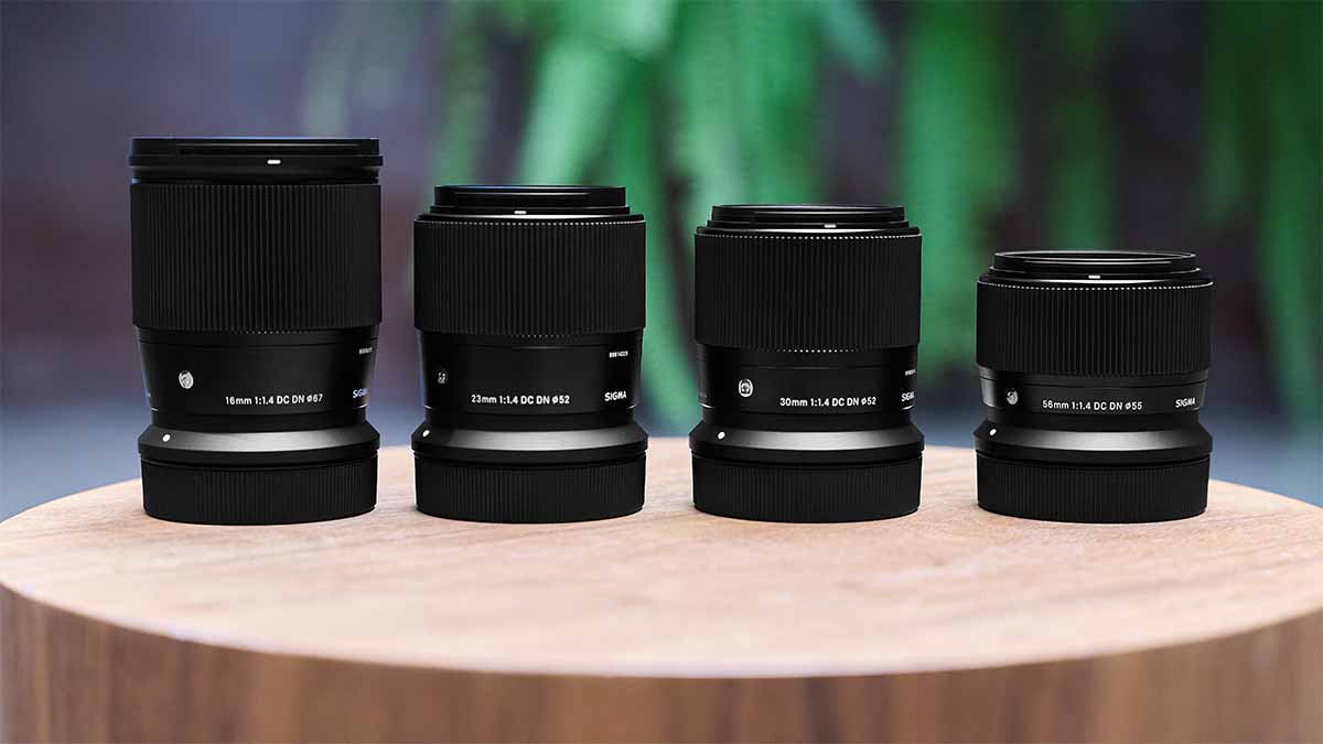 Sigma Releases a New Set of Canon RF-S Prime Lenses