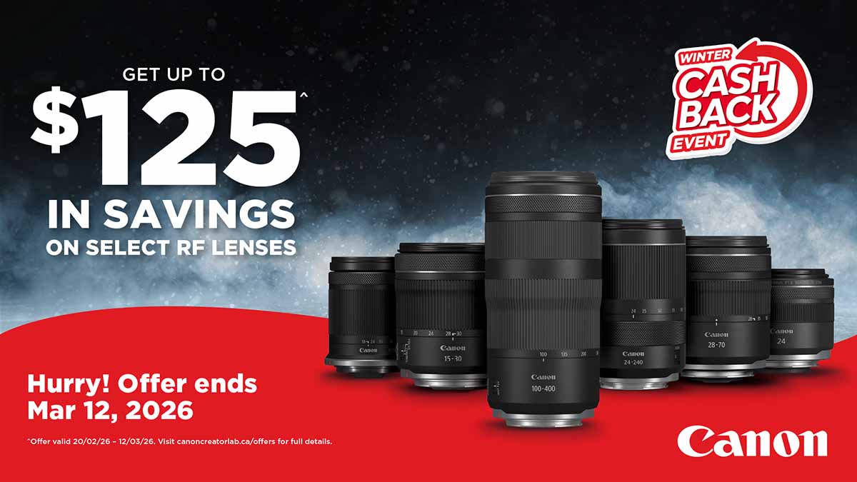 Canon Winter Cashback Event 2026