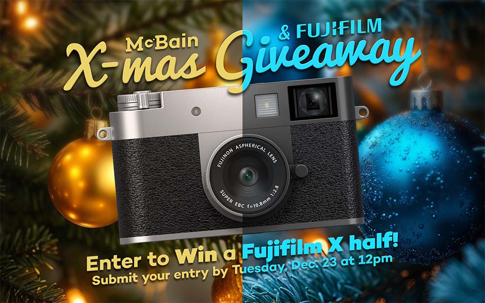 McBain & Fujifilm X Half & INSTAX Mini LiPlay Giveaway