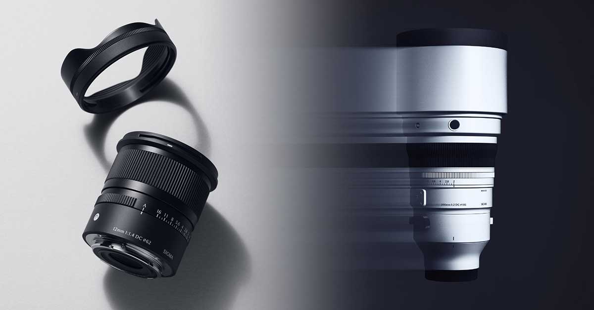 Sigma Releases New 12mm Wide-angle and 200mm Telephoto Prime Lenses